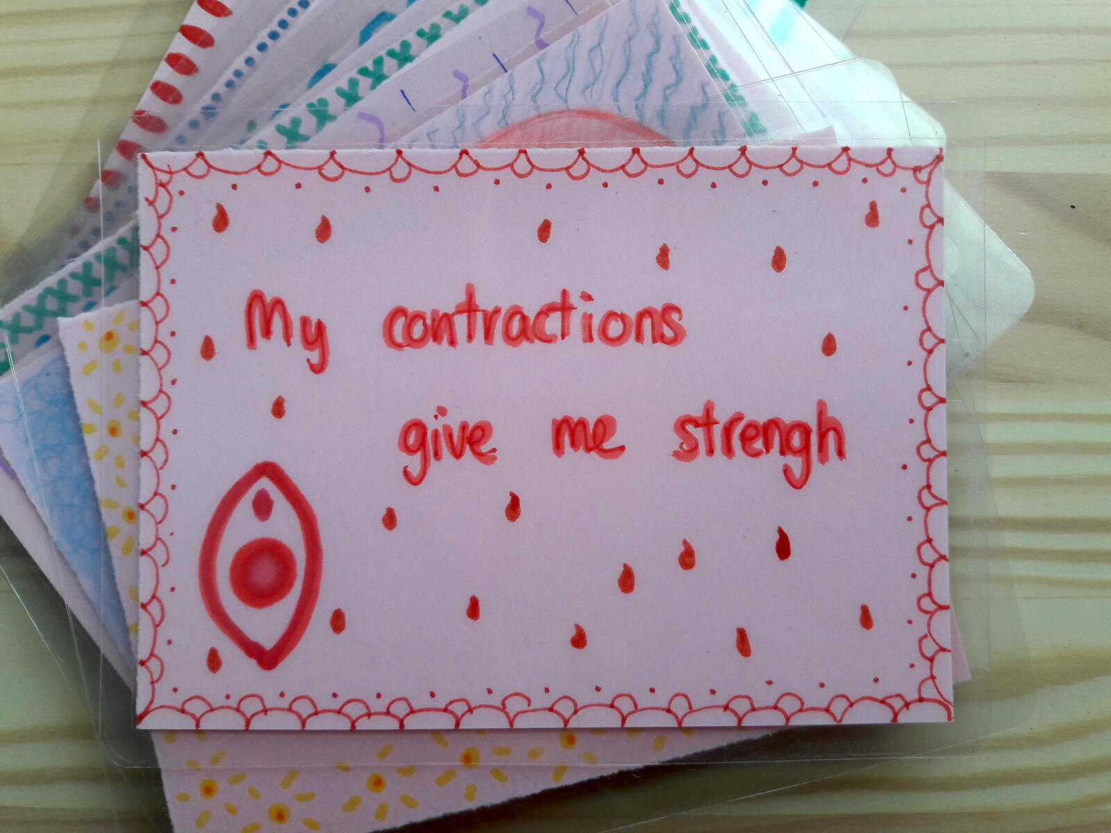My contractions give me strength